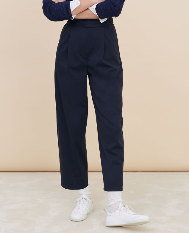 Pantalón de algodón mezclado 7012c 69 navy