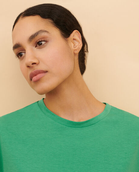 Camiseta amplia de algodón 0542 pine green 3ste274c14