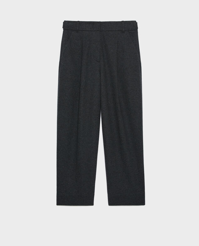 PEGGY - Pantalón carrot de lana mezclada