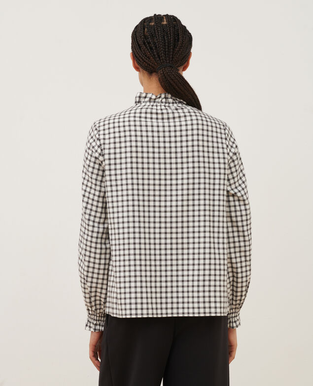 Blusa de algodón mezclado