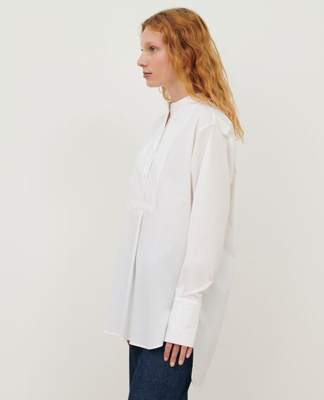 Camisa de algodón 4235 optical white 2wsh289c53