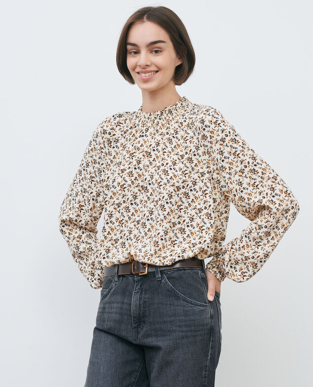Prenda superior fluida estampada Indienne light