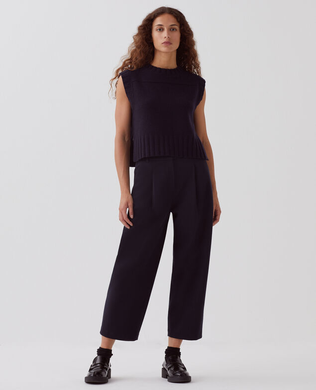 PEGGY - Pantalón carrot I698 navy melange