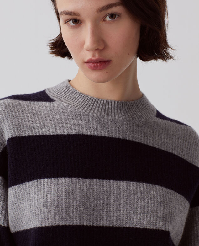 Jersey de lana I023 st navy/grey