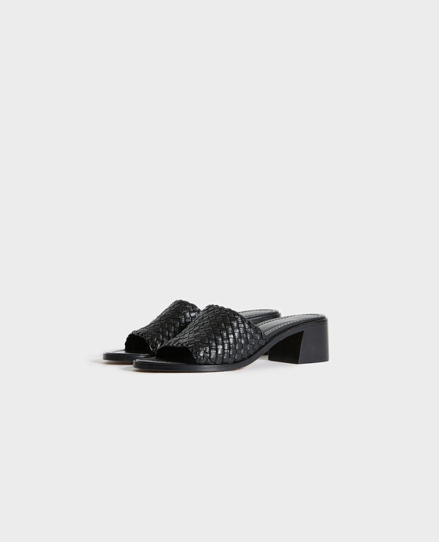 Sandalias de piel con tacón 09 black 2ss22353