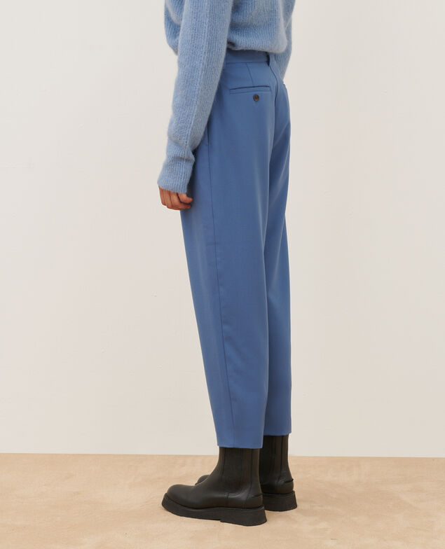PEGGY - Pantalón carrot de lana