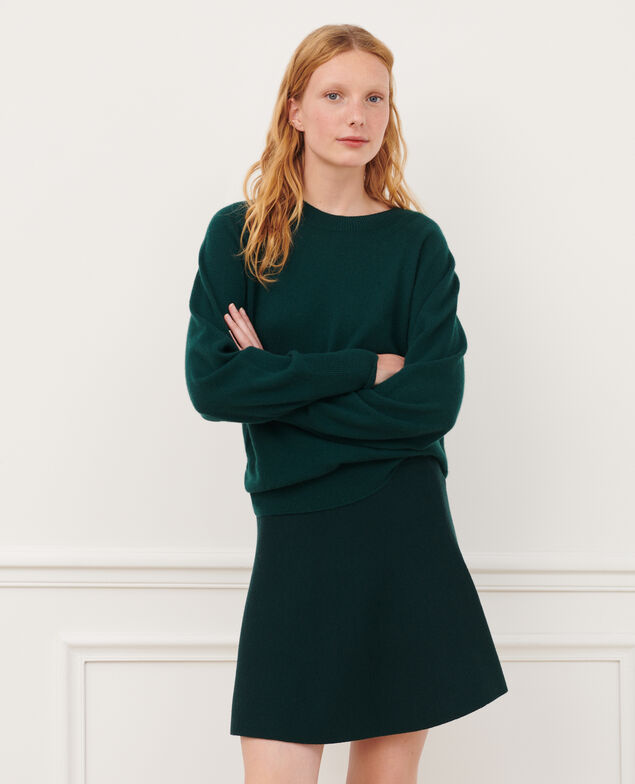 Jersey cuello redondo de cachemir 8886 55 green