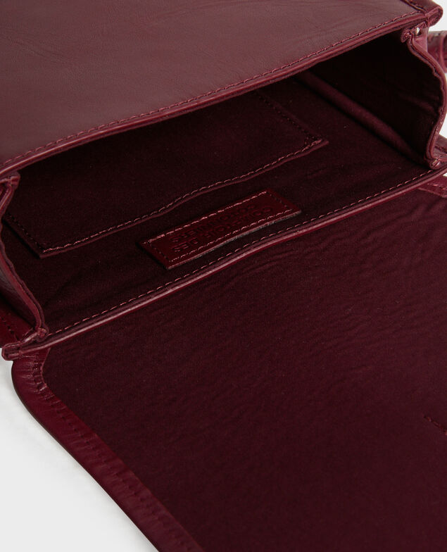 Pequeño bolso bandolera de cuero Cabernet Peretbelair