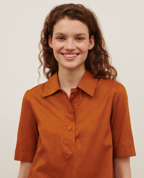 Vestido polo de algodón 29 orange 2sdr611c01