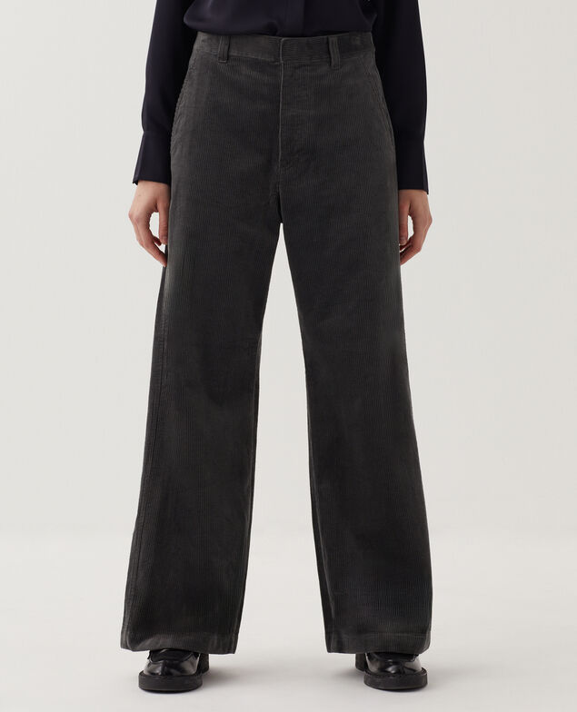 Pantalón de pana U070 gray