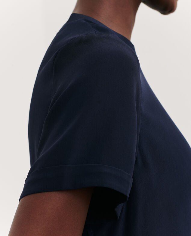 CORINNE - Camiseta de seda 7012c 69 navy