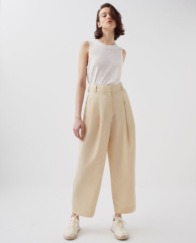 PEGGY - Pantalón carrot H311 oyester gray