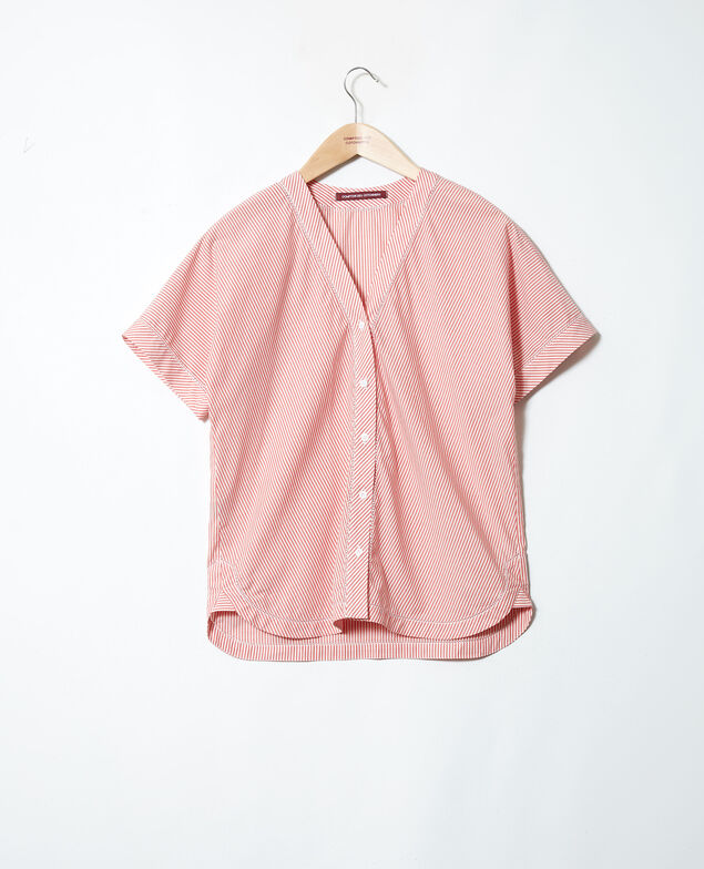 Blusa rayada Ss molten lava