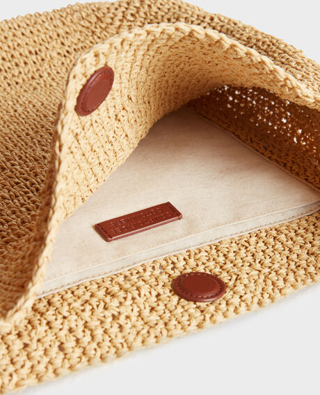 Bolso rafia de fibra de papel 7003 30 natural 3sba078