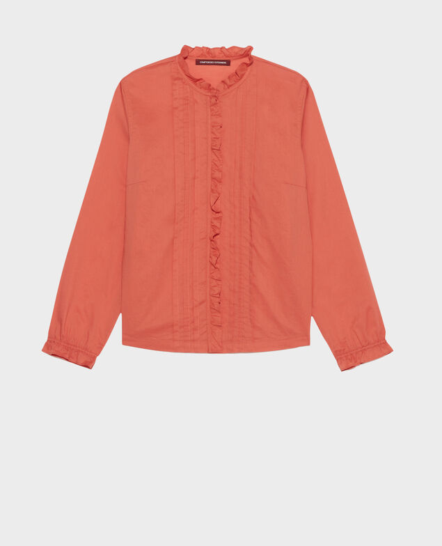 Blusa de algodón 7021 21 light orange