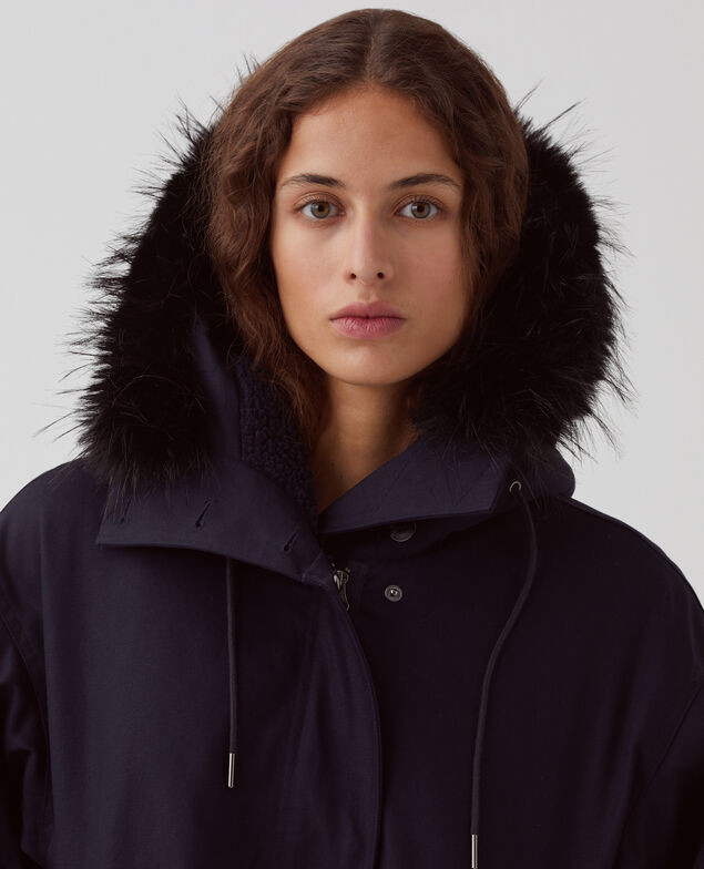 Parka con capucha H695 night sky