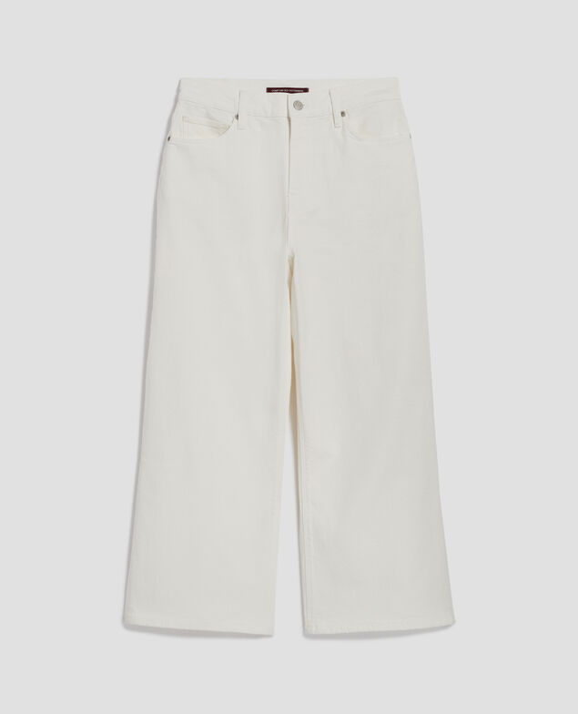 EMY - Jeans cropped wide leg H003 white
