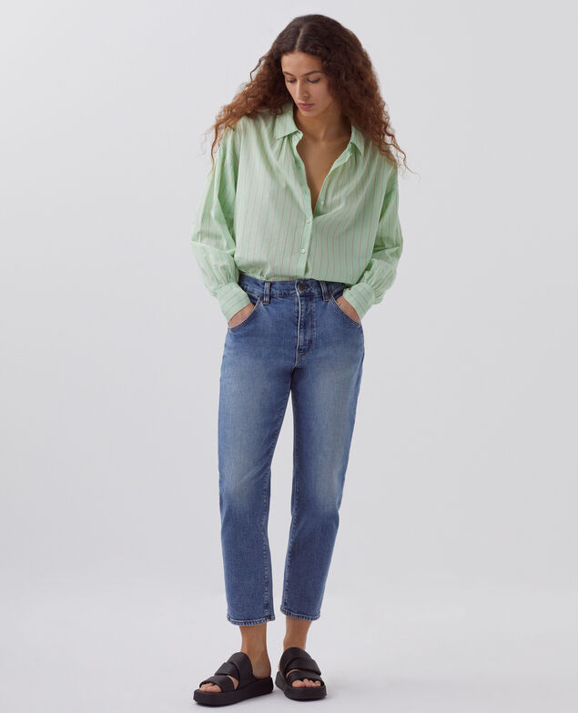Camisa túnica de algodón