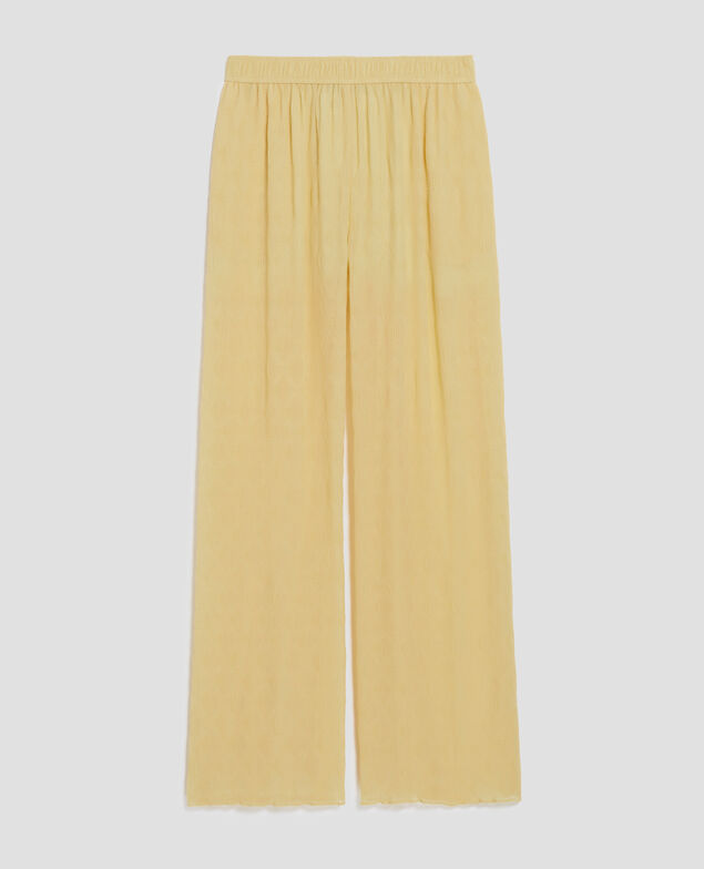 Pantalón amplio y fluido H400 straw yellow