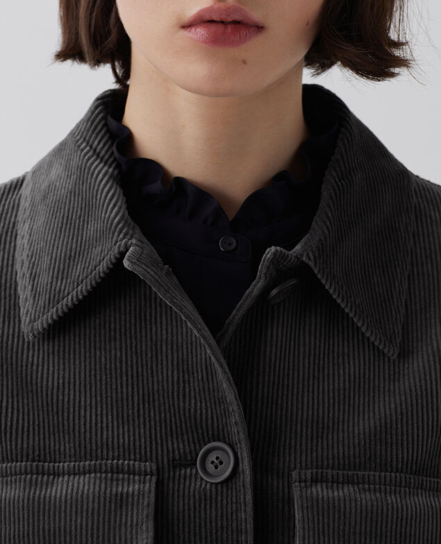 Chaqueta de pana U070 gray