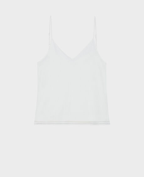 Camiseta de tirantes de algodón mezclado 06 gray 2ste600c14