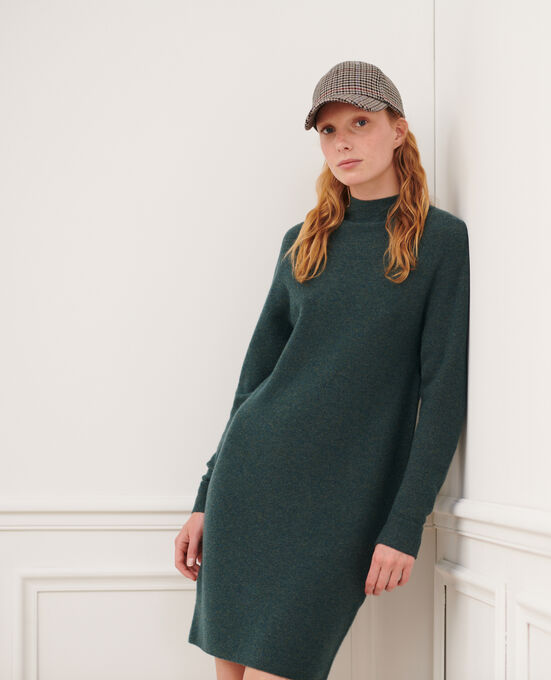 Vestido de cachemir 3D 8817 58 DARKGREEN
