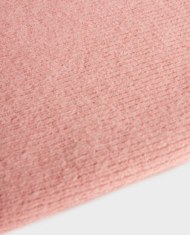 Contorno de cuello de alpaca mezclada A110 pink knit 3wsc038