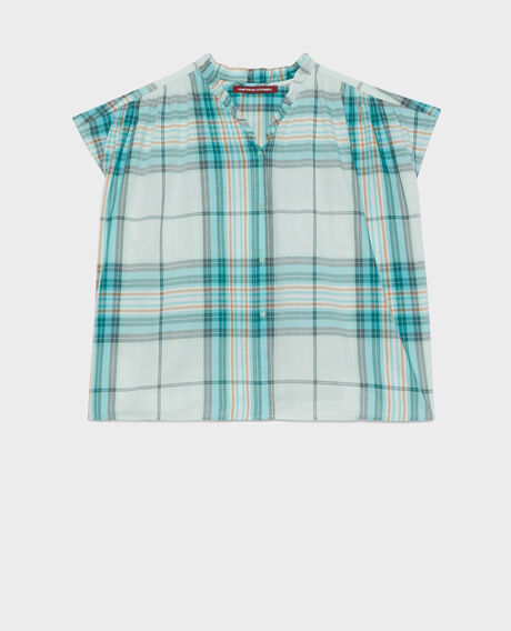 Blusa de algodón 0601 lightblue 3sbl346c21