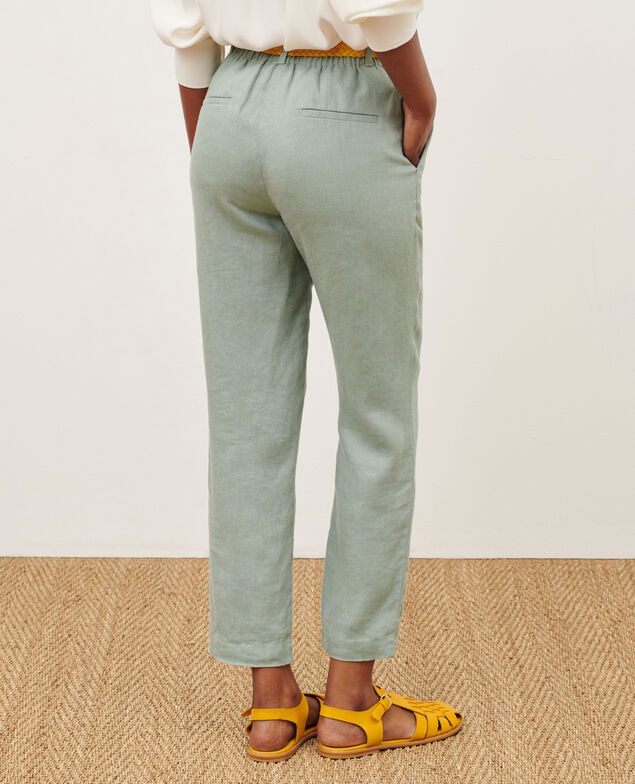 MARGUERITE - Pantalón cigarette 07 gray