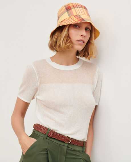 Top de manga corta 0007 white 3sju147l02