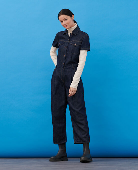 Mono de tela denim 0681 RINSE DENIM