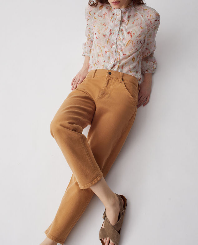 RITA - Jeans slouchy H323 camel