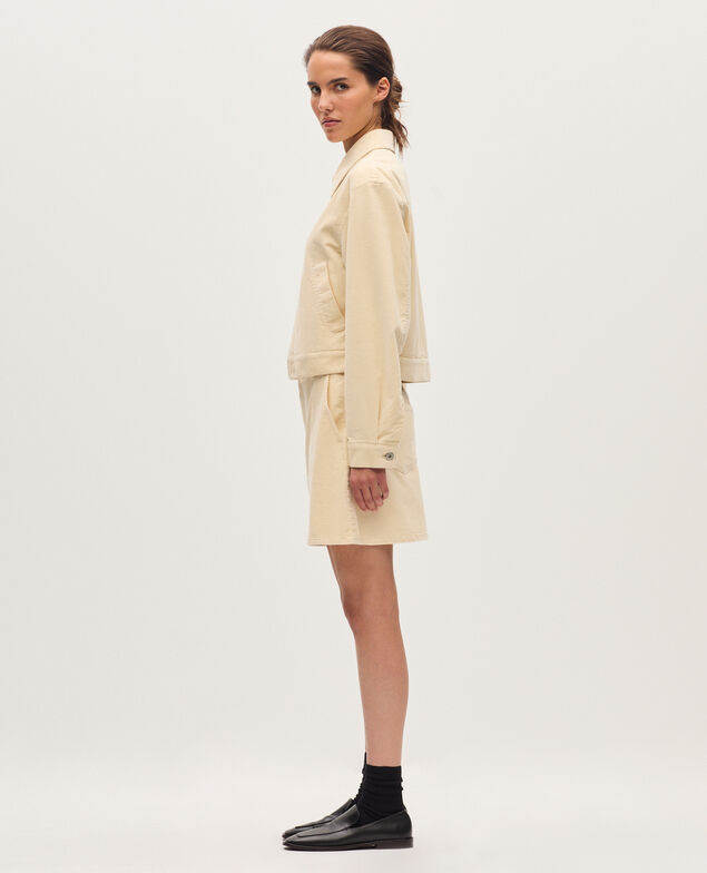 Cazadora de pana U010 off white