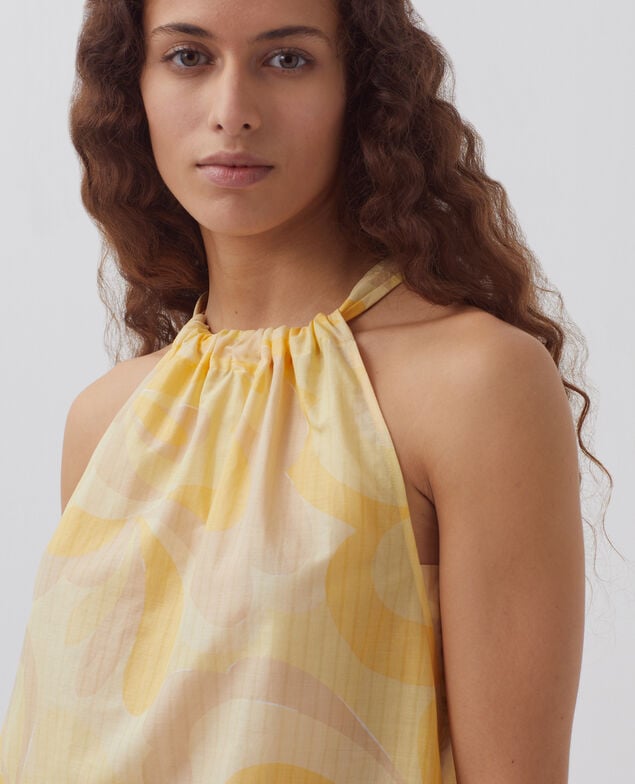 Top escote americano H413 anemone yellow