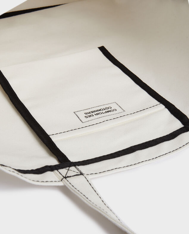 Bolso de tela estampada Black beauty