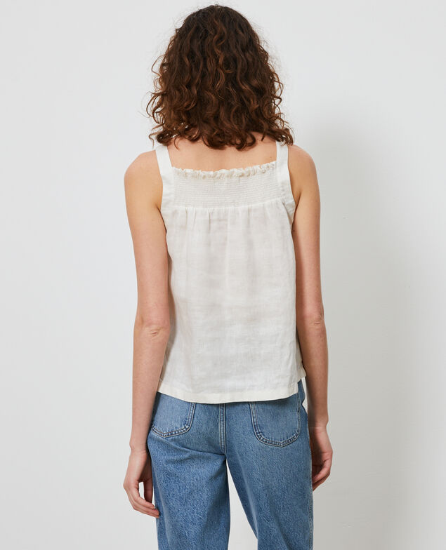 Top de  lino con tirantes Gardenia