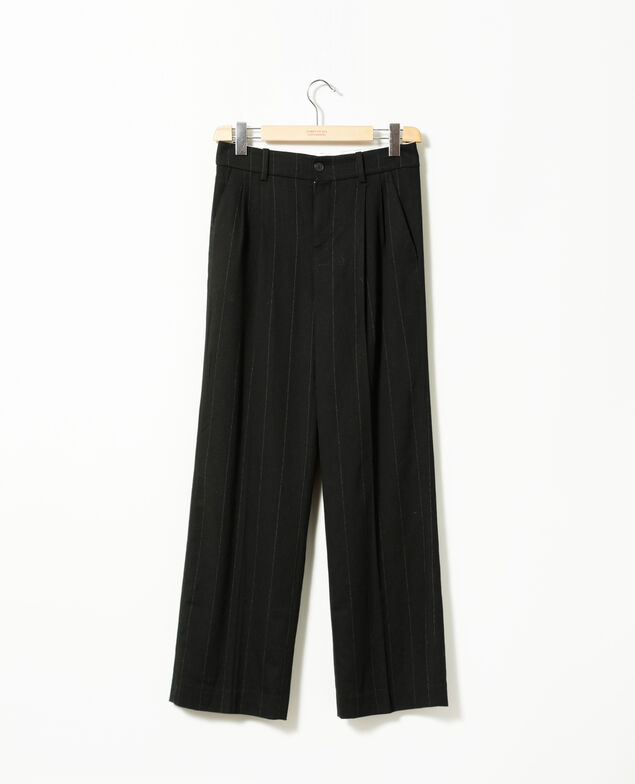 Pantalón de corte amplio Negro