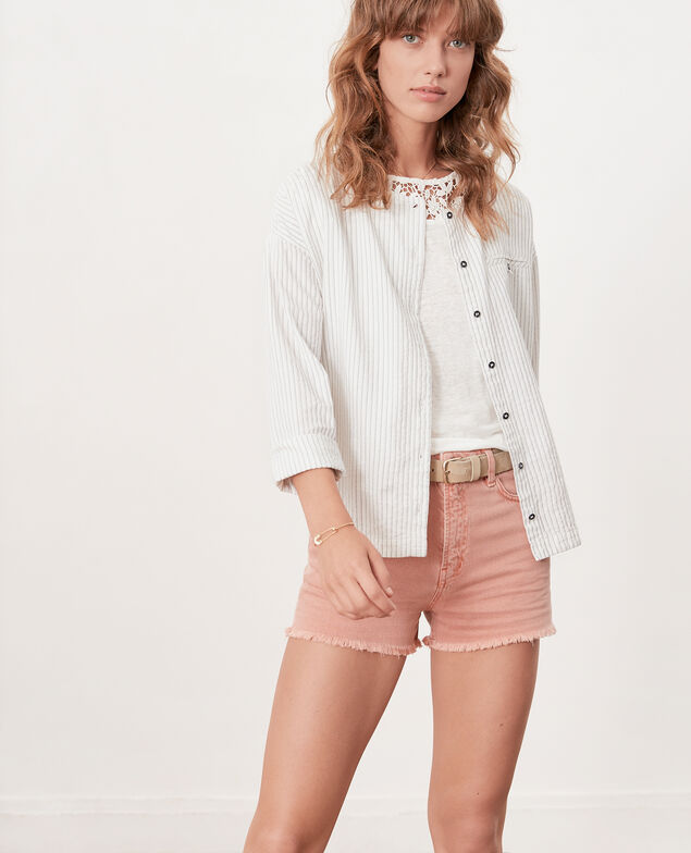 Short desflecado Faded rose