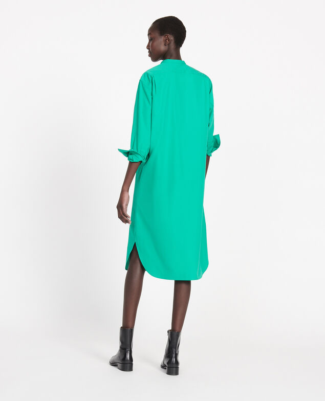 Vestido largo oversize Golf green