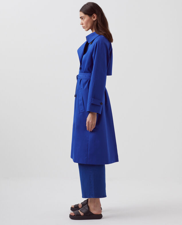 CATHERINE - Trench amplio H660 sodalite blue