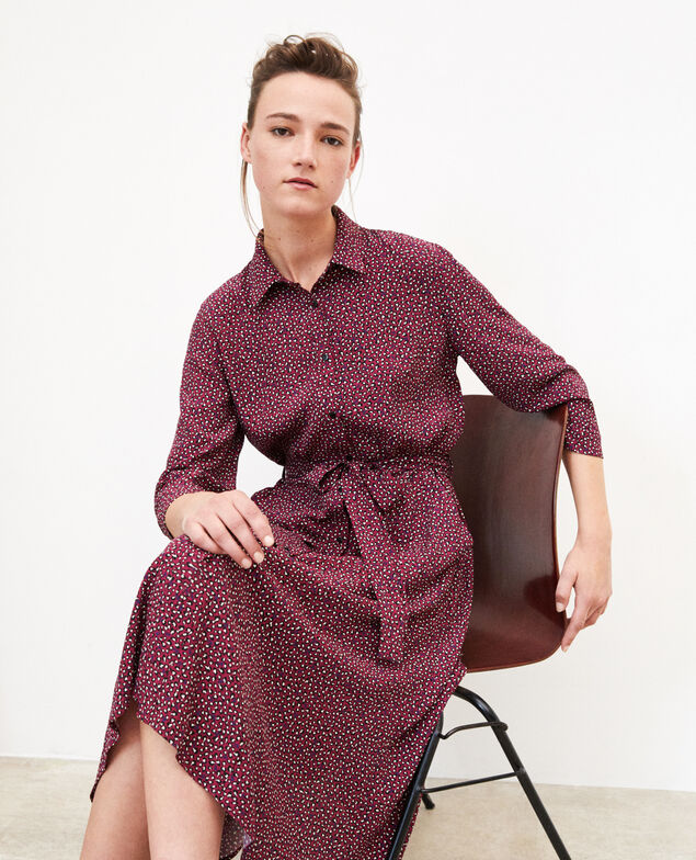 Vestido camisero  Rojo