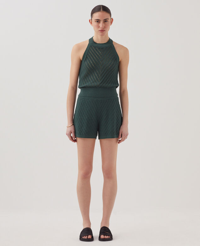 Short de punto con textura J590 spruce green