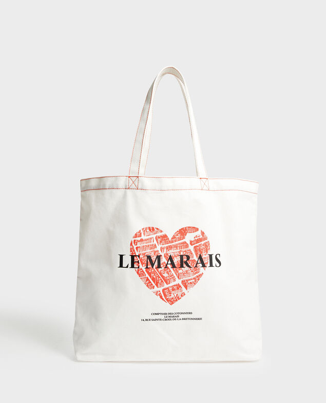 Bolso de tela estampada Valiant poppy