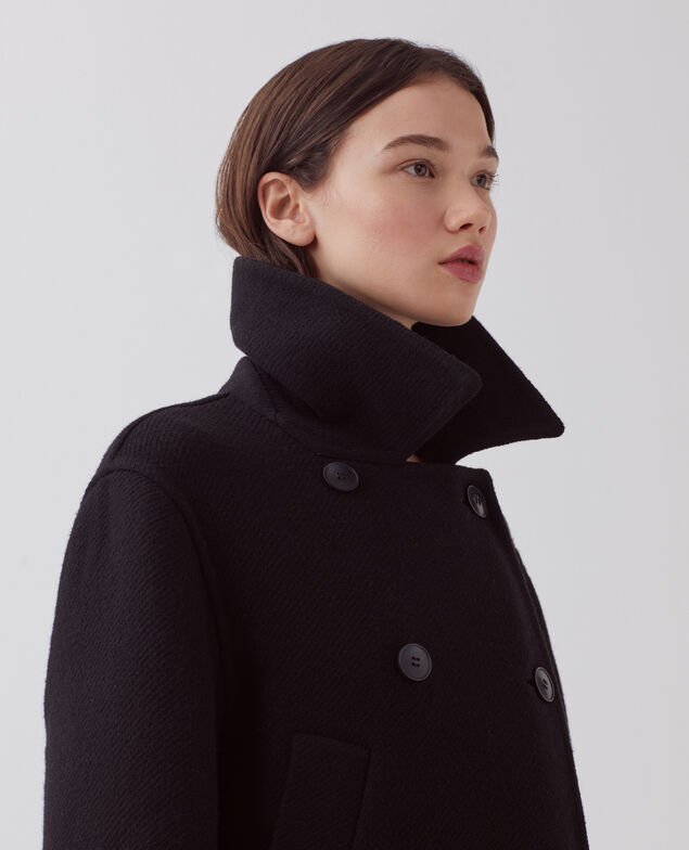 Chaquetón de longitud media H091 black beauty