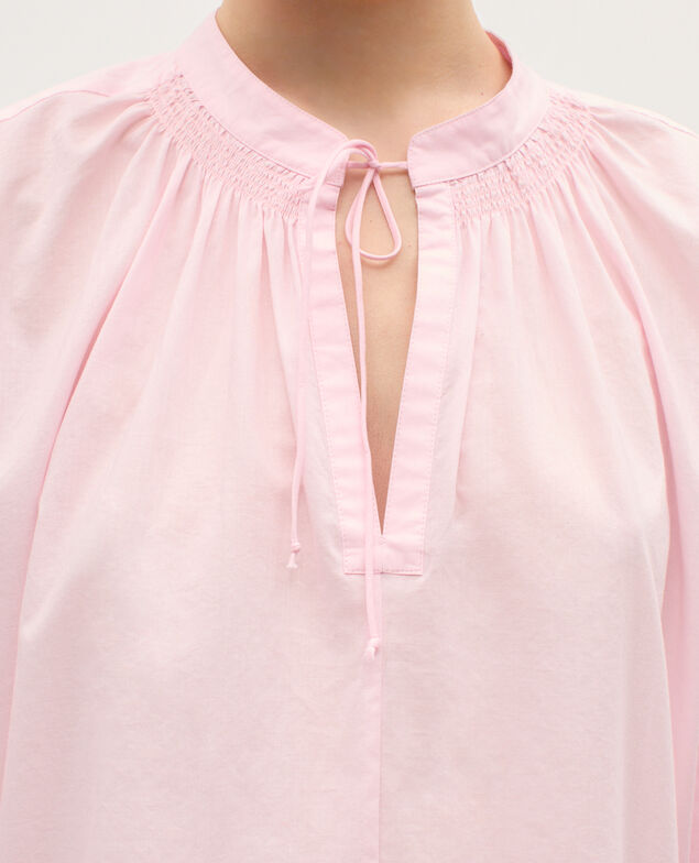 Blusa de gasa de algodón K100 bloom pink