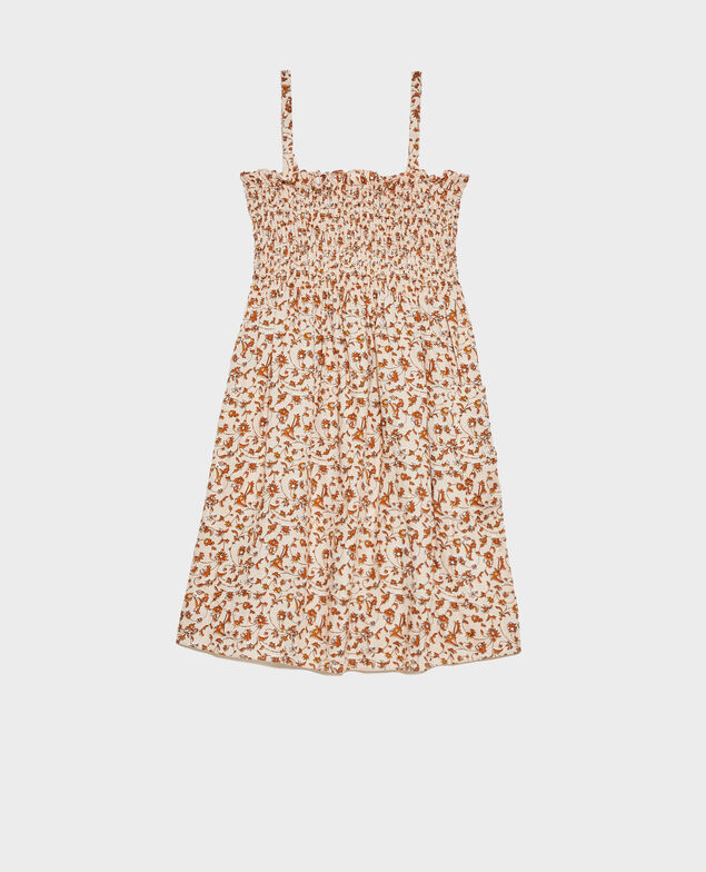 Vestido corto de lino Indie-small-umber
