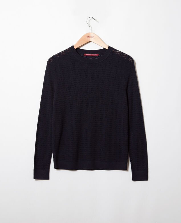 Jersey de punto fantasía Noir