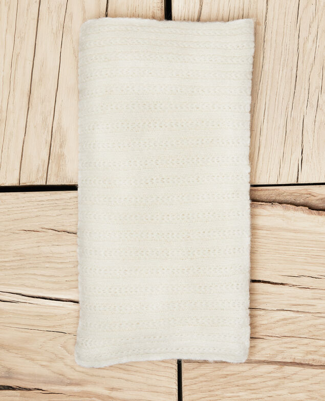 Bufanda de punto Off white