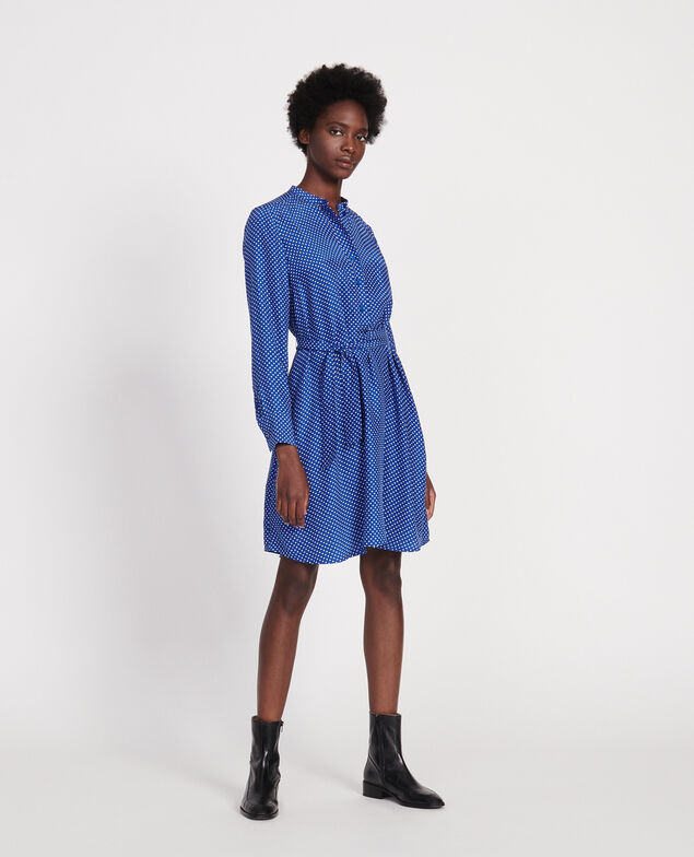 Vestido de cuello redondo Little pois surf the web