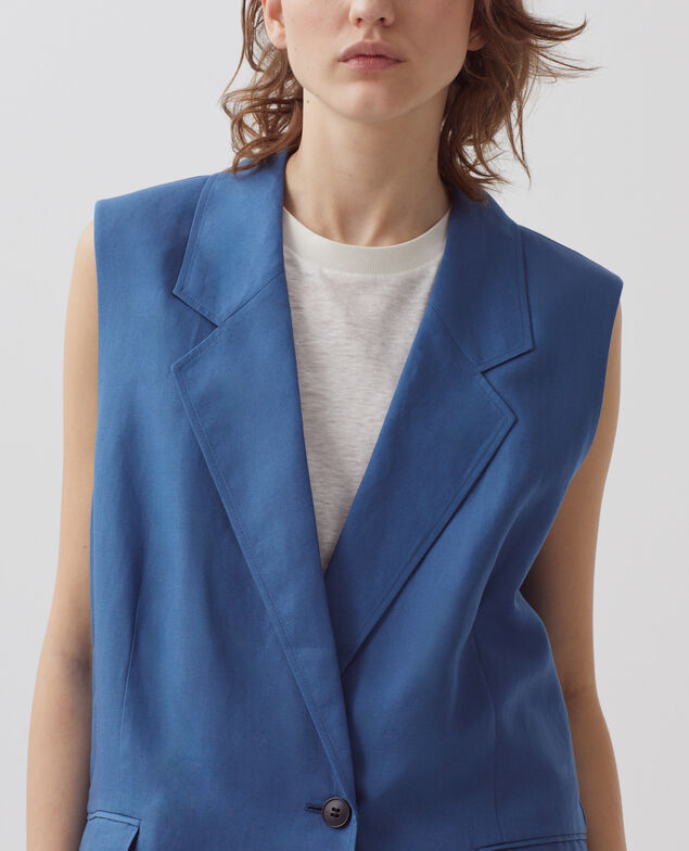 Chaqueta de traje sin mangas H640 moonlight blue